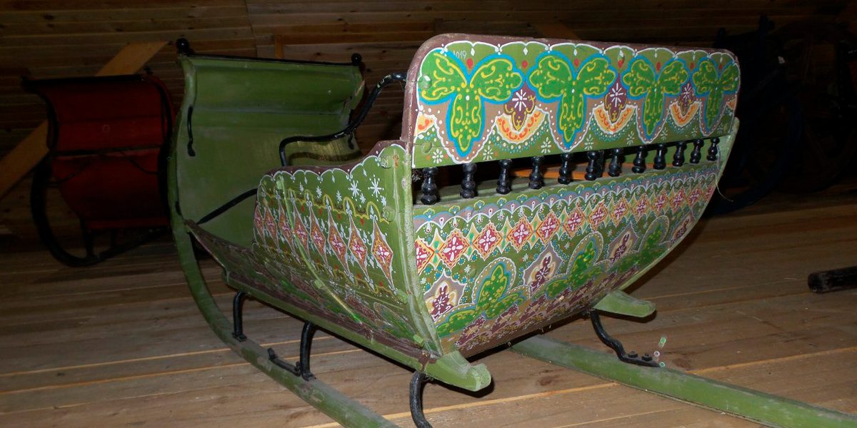 Сани салатные для киносъемок