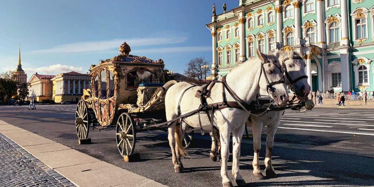 Коронационная карета для киносъемок