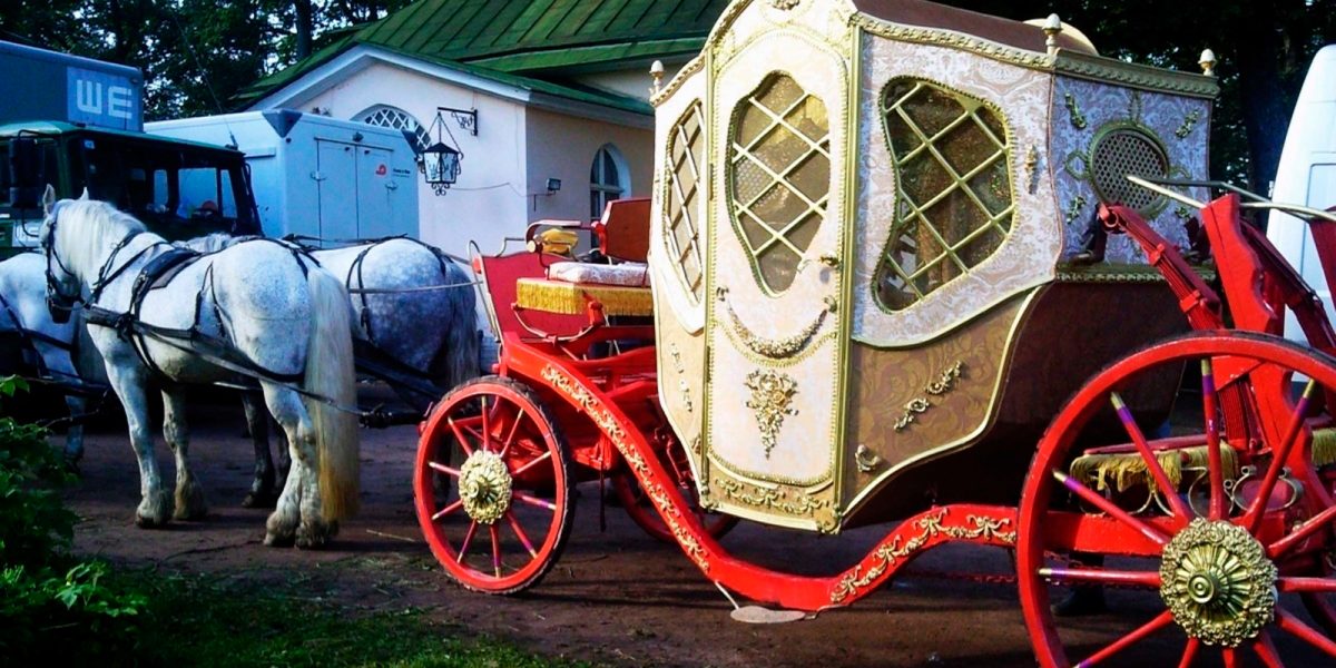 Карета тыква для киносъемок