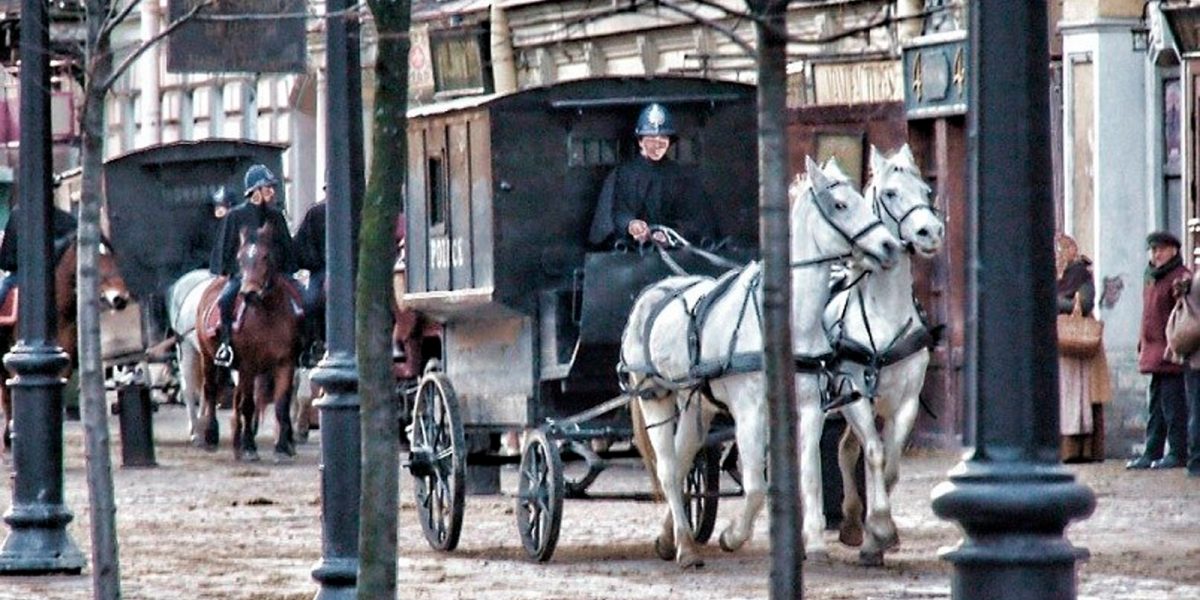 Полицейский фургон для киносъемок